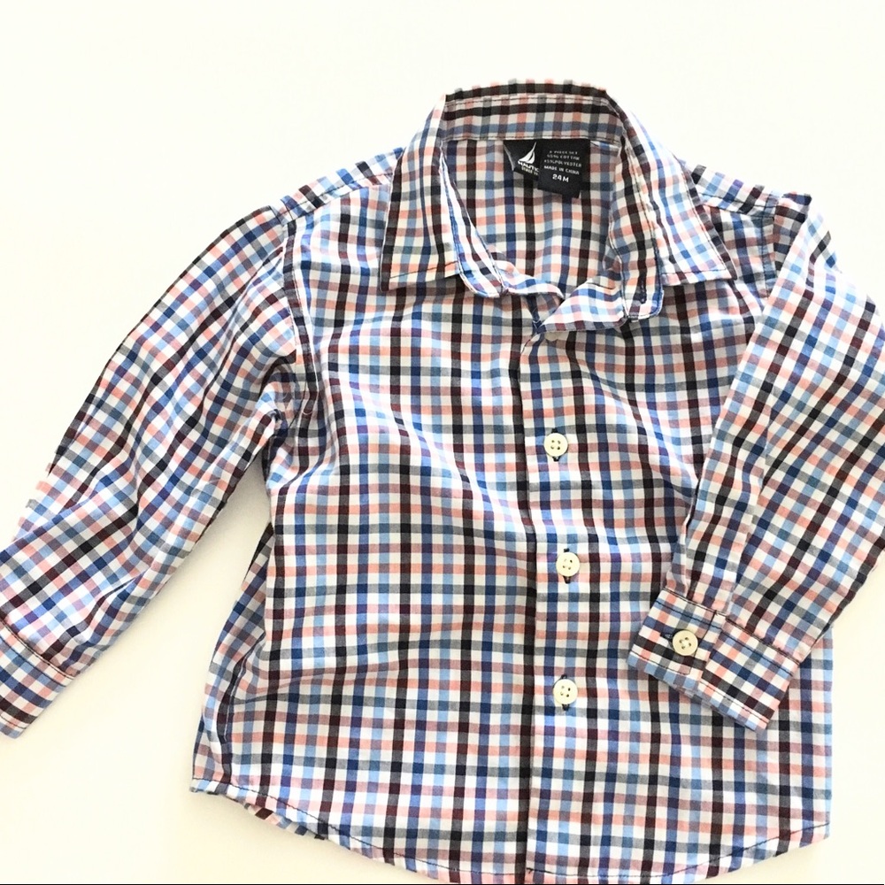 Nautica Boys Long Sleeve Shirt